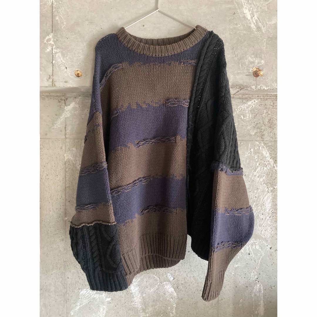 rotol 22aw FRANKEN C/N KNIT フランケンニット ロトル rotol 22aw FRANKEN C/N KNIT フランケンニット ロトル