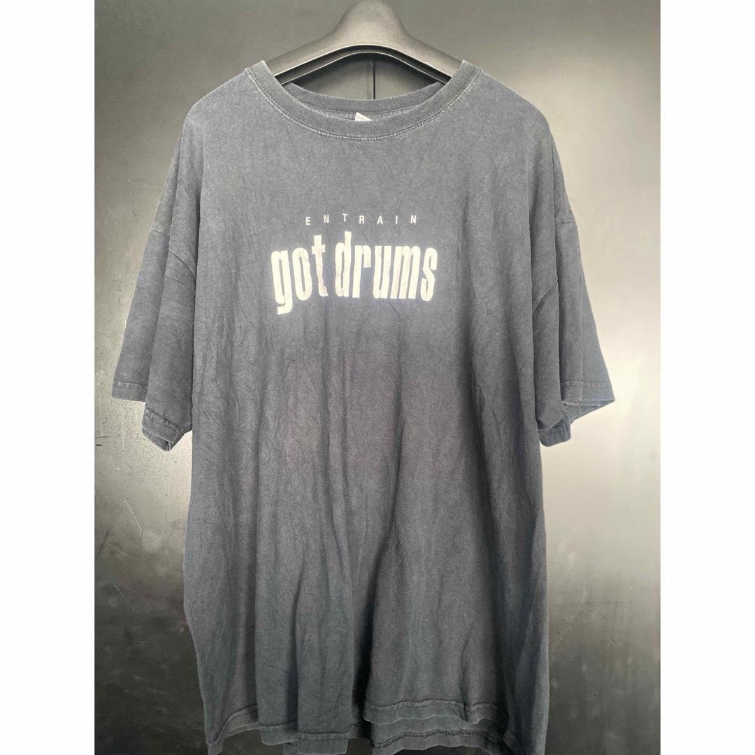 激レア 当時物 got drums Tシャツ ヴィンテージ ブラック XL メンズのトップス(Tシャツ/カットソー(半袖/袖なし))の商品写真