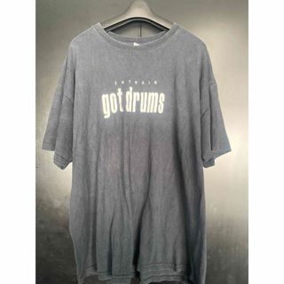 激レア 当時物 got drums Tシャツ ヴィンテージ ブラック XL(Tシャツ/カットソー(半袖/袖なし))