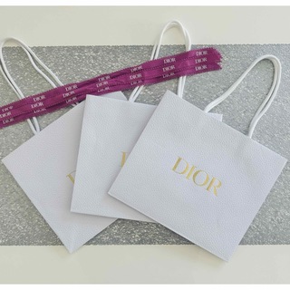 クリスチャンディオール(Christian Dior)のディオール ショッパー 紙袋 ピンクリボン(ショップ袋)