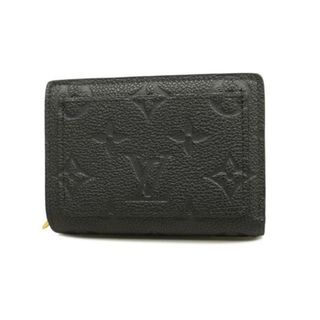 ルイヴィトン(LOUIS VUITTON)の【4ge5056】ルイヴィトン 財布/モノグラム/モノグラム・アンプラント/ポルトフォイユクレア/M80151/ノワール【中古】レディース(財布)