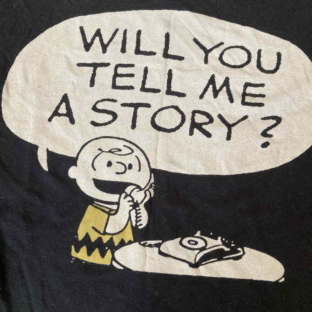 ユニクロ　vintage peanuts チャーリーブラウン　tシャツ メンズのトップス(Tシャツ/カットソー(半袖/袖なし))の商品写真