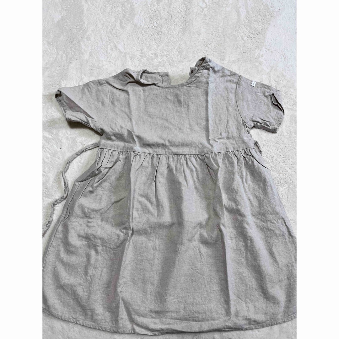 tete a tete(テータテート)のリネンワンピース　tete a tete  Samansa Mo2 Lagom キッズ/ベビー/マタニティのキッズ服女の子用(90cm~)(ワンピース)の商品写真