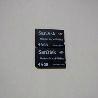 サンディスク(SanDisk)の☆メモリースティック 4GB×2☆(その他)