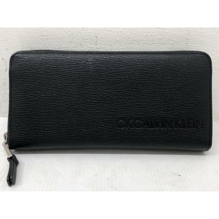 カルバンクライン(Calvin Klein)のCalvin Klein(カルバンクライン) CK ラウンドファスナー長財布 ロングウォレット / ブラック 【C1069-007】(長財布)