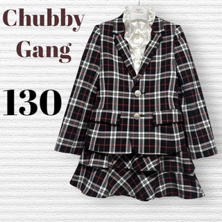 チャビーギャング(CHUBBYGANG)のチャビーギャング　女の子　卒園入学式　フォーマルセット　130【匿名配送】(ドレス/フォーマル)