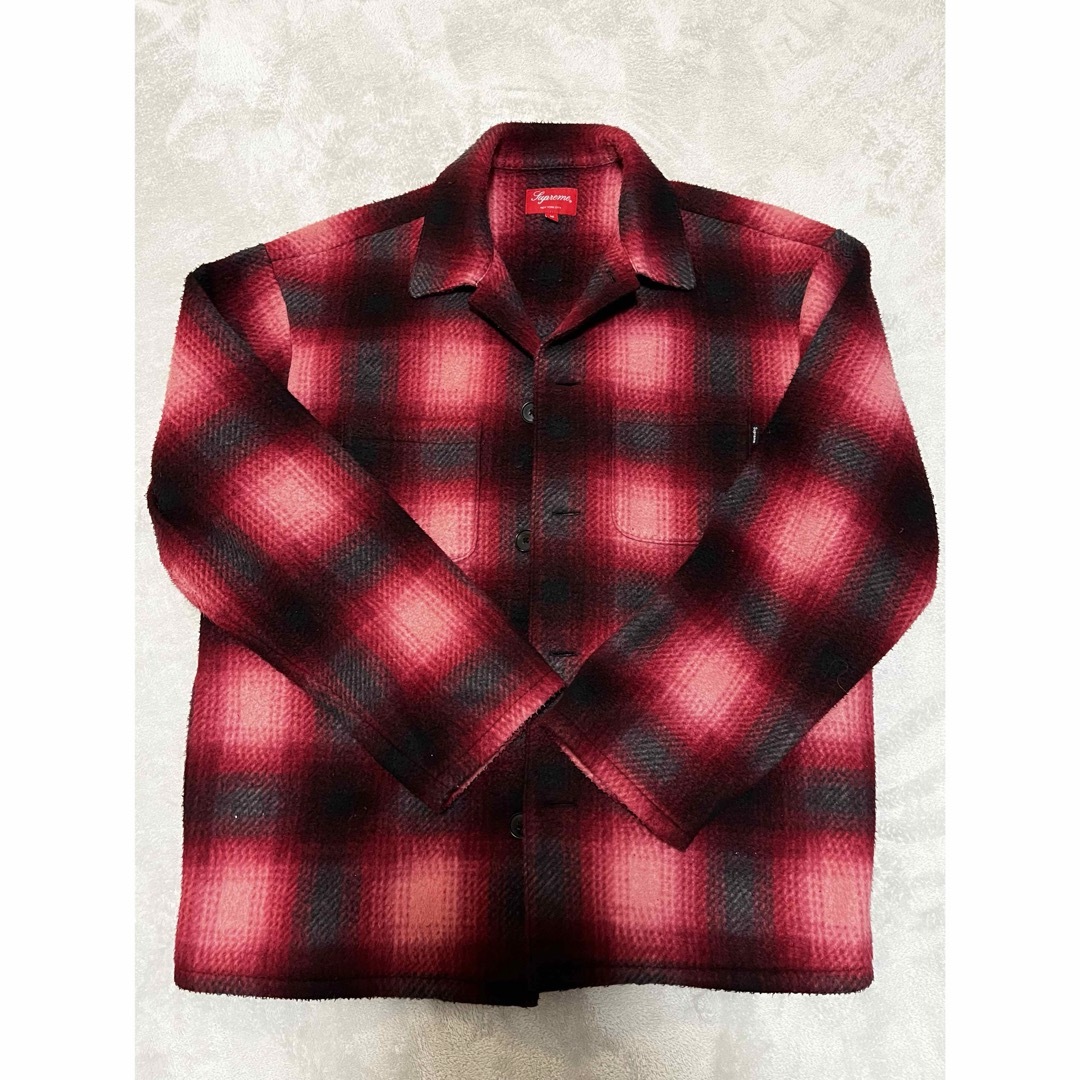 Supreme(シュプリーム)のSupreme Shadow Plaid Fleece Shirt Red M メンズのトップス(シャツ)の商品写真