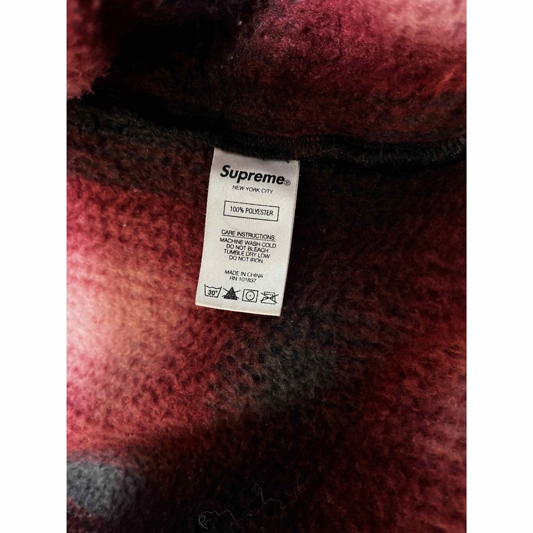 Supreme(シュプリーム)のSupreme Shadow Plaid Fleece Shirt Red M メンズのトップス(シャツ)の商品写真