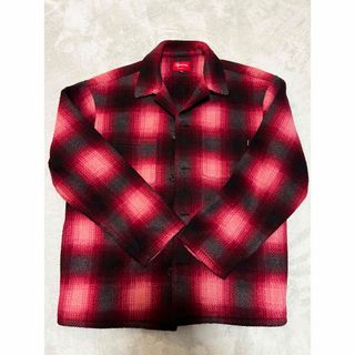 シュプリーム(Supreme)のSupreme Shadow Plaid Fleece Shirt Red M(シャツ)