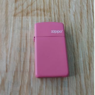 ジッポー(ZIPPO)のZIPPO スリム ピンク 07年(タバコグッズ)