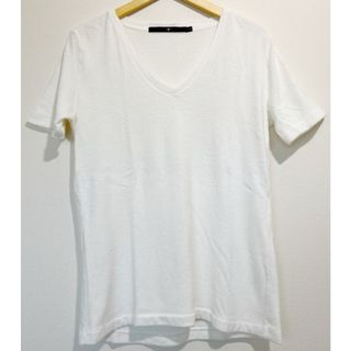 ノーアイディー(NO ID.)のNO ID.(ノーアイディー) Vネック　パイル地　Tシャツ　カットソー【D0695-007】(Tシャツ/カットソー(半袖/袖なし))