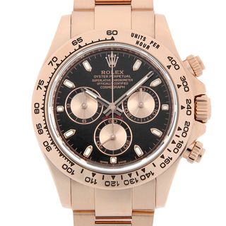 ロレックス(ROLEX)のロレックス コスモグラフ デイトナ 116505 ブラック ×ピンク ランダム番 メンズ 中古 腕時計(腕時計(アナログ))