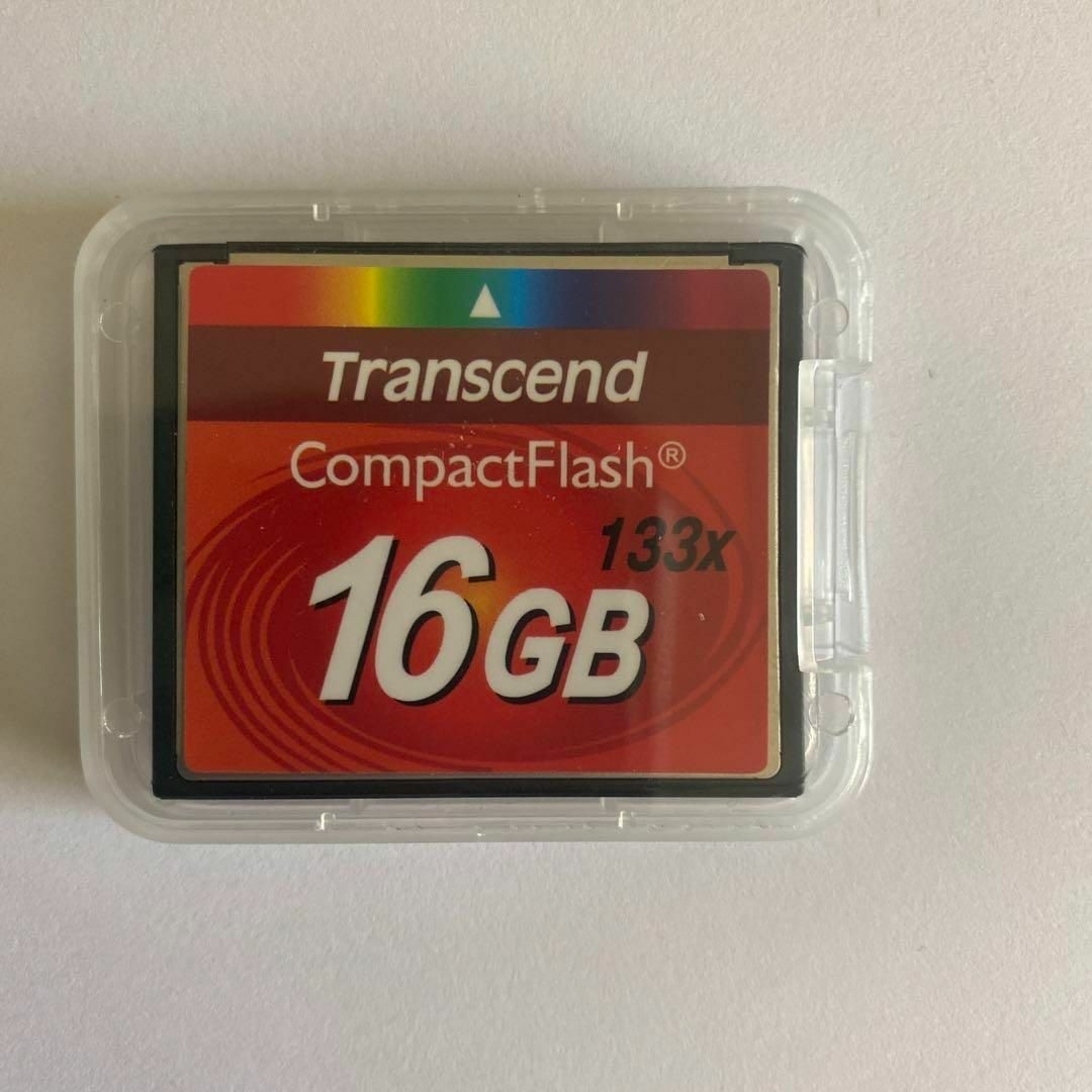 Transcend(トランセンド)のトランセンド 16GB コンパクトフラッシッ type1 Transend CF スマホ/家電/カメラのカメラ(その他)の商品写真