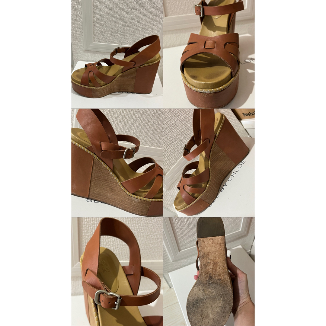 SEE BY CHLOE(シーバイクロエ)の【SEE BY CHLOE】サンダル　厚底　ブラウン　 レディースの靴/シューズ(サンダル)の商品写真