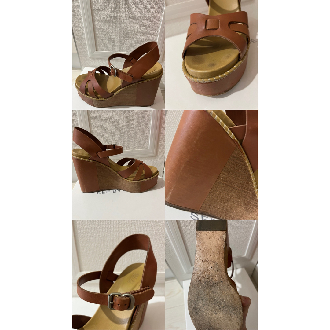 SEE BY CHLOE(シーバイクロエ)の【SEE BY CHLOE】サンダル　厚底　ブラウン　 レディースの靴/シューズ(サンダル)の商品写真