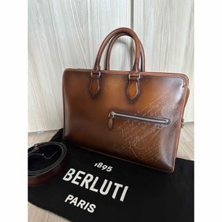 ベルルッティ(Berluti)の定価64,9万 ベルルッティ アンジュール ブリーフケース ブラウン 最新型(ビジネスバッグ)