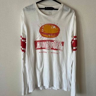 ヒステリックグラマー(HYSTERIC GLAMOUR)のアンディウォーホル  ヒステリックグラマー　ハンバーガー ロンT サイズL(Tシャツ/カットソー(七分/長袖))