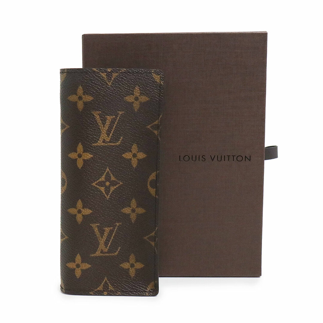 LOUIS VUITTON(ルイヴィトン)のルイ ヴィトン エテュイ リュネット サーンプル サングラス 眼鏡 メガネケース モノグラム ブラウン 茶 M62962 箱付 LOUIS VUITTON（未使用保管品） インテリア/住まい/日用品の収納家具(ケース/ボックス)の商品写真