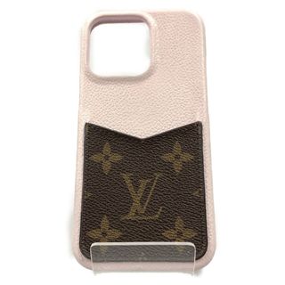 ルイヴィトン(LOUIS VUITTON)の〇〇LOUIS VUITTON ルイヴィトン モノグラム IPHONE バンパー 13 PRO ケース iPhone ケース M81343 ピンク(その他)