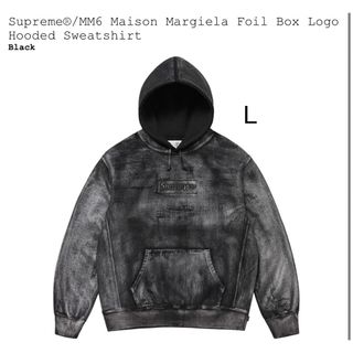 シュプリーム(Supreme)のMM6 Maison Margiela Foil Box Logo(パーカー)