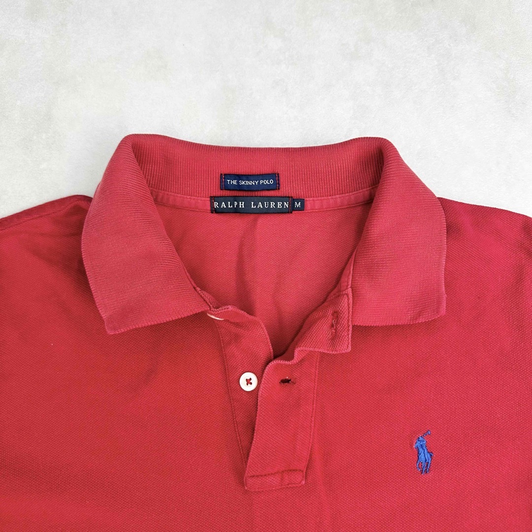 POLO RALPH LAUREN(ポロラルフローレン)の【LALPH LAUREN】M 赤 ポロ ラルフローレン ポロシャツ レディースのトップス(ポロシャツ)の商品写真