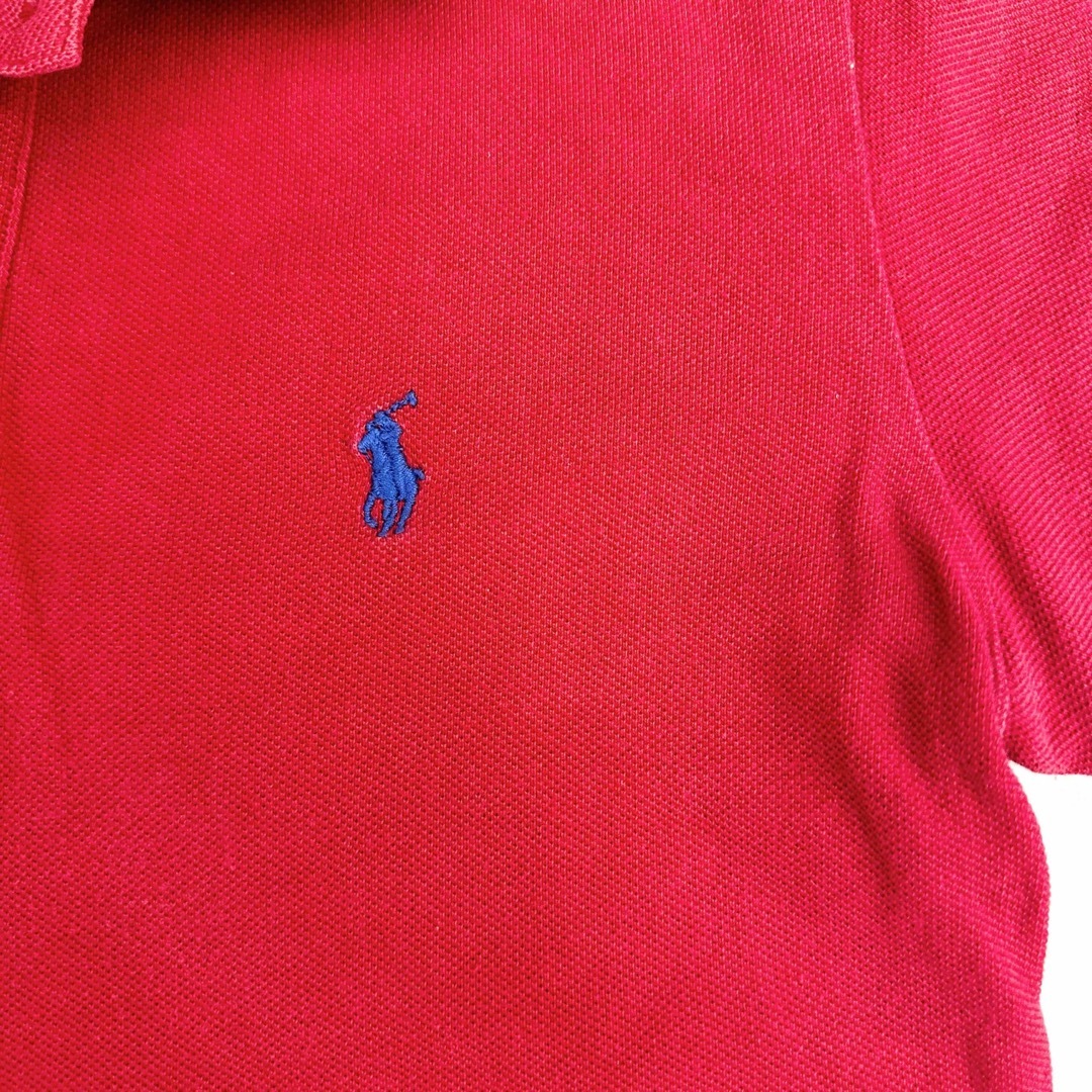 POLO RALPH LAUREN(ポロラルフローレン)の【LALPH LAUREN】M 赤 ポロ ラルフローレン ポロシャツ レディースのトップス(ポロシャツ)の商品写真