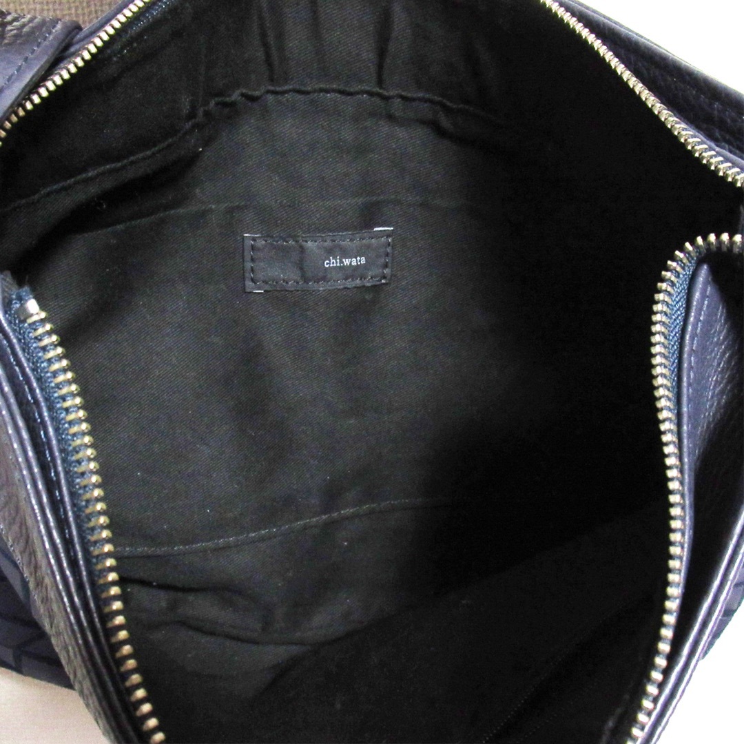 美品【chi.wata チワタ】ショルダーバッグ ネイビー レディースのバッグ(ショルダーバッグ)の商品写真