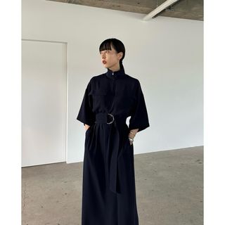 クラネ(CLANE)のCLANE/クラネ/HALF ZIP MILITARY ONE PIECE (ロングワンピース/マキシワンピース)