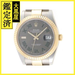 ロレックス(ROLEX)のロレックス　デイトジャスト41　126333　YG/SS　スレート　【431】(腕時計(アナログ))