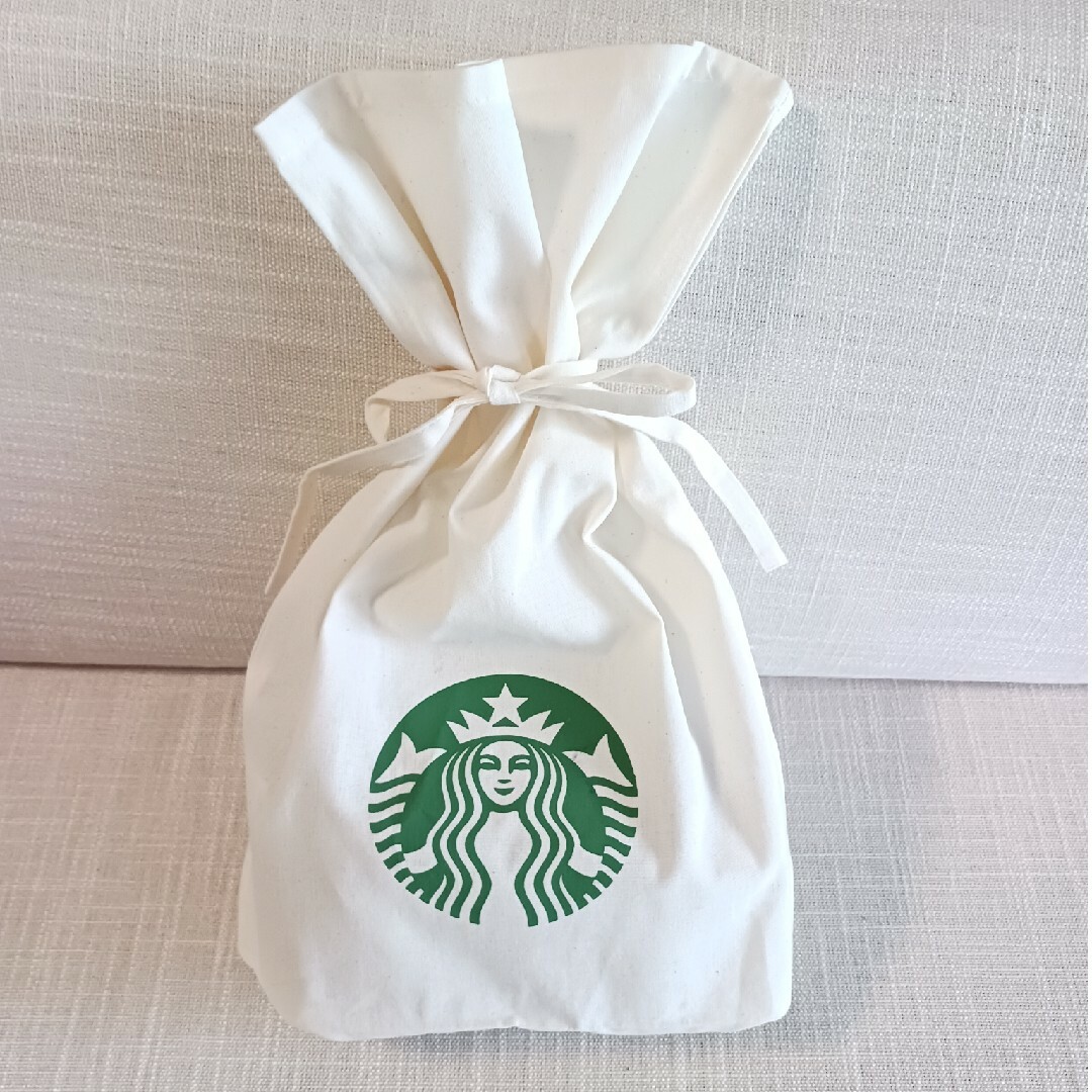 Starbucks(スターバックス)の新品未使用❗スターバックス　マグカップS　ホワイト　ペア　ギフトバッグ付き インテリア/住まい/日用品のキッチン/食器(グラス/カップ)の商品写真