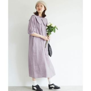 fig London - 新品 fig london ベスト ジレ ベージュ グレー Vネック