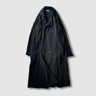 ヨウジヤマモト(Yohji Yamamoto)の19AW ヨウジヤマモト 切替 ニットコート トレンチ ツギハギ 再構築 黒 3(その他)