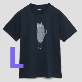 グラニフ(Design Tshirts Store graniph)のグラニフ  Lサイズ　ネコカブリビューティフルシャドー　Tシャツ(Tシャツ(半袖/袖なし))