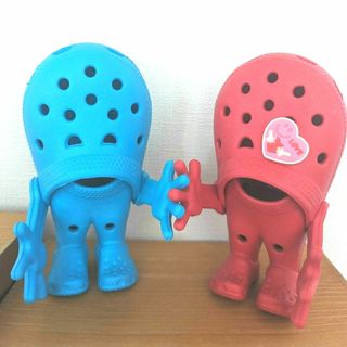 クロックス(crocs)のクロスライト君　２色セット　約13cm(その他)