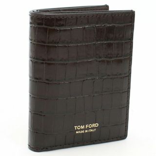 TOM FORD - 【新品 未使用】トムフォード カードケース Y0279T ブラウン系 メンズ