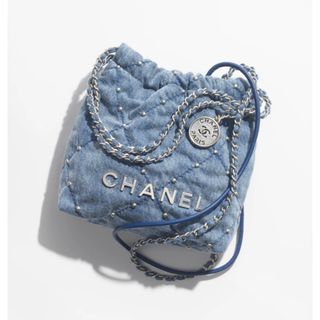 シャネル(CHANEL)の国内百貨店購入　シャネル　22 ミニ　デニム　完売品(ショルダーバッグ)