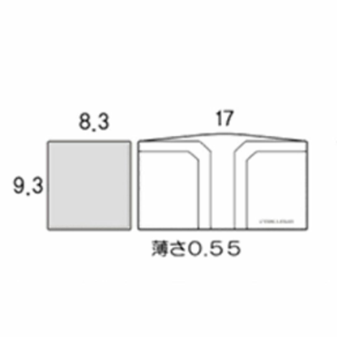 【キャンペーン価格】ミニマム 二つ折り財布　クールグレー＆ウォームグレー メンズのファッション小物(折り財布)の商品写真