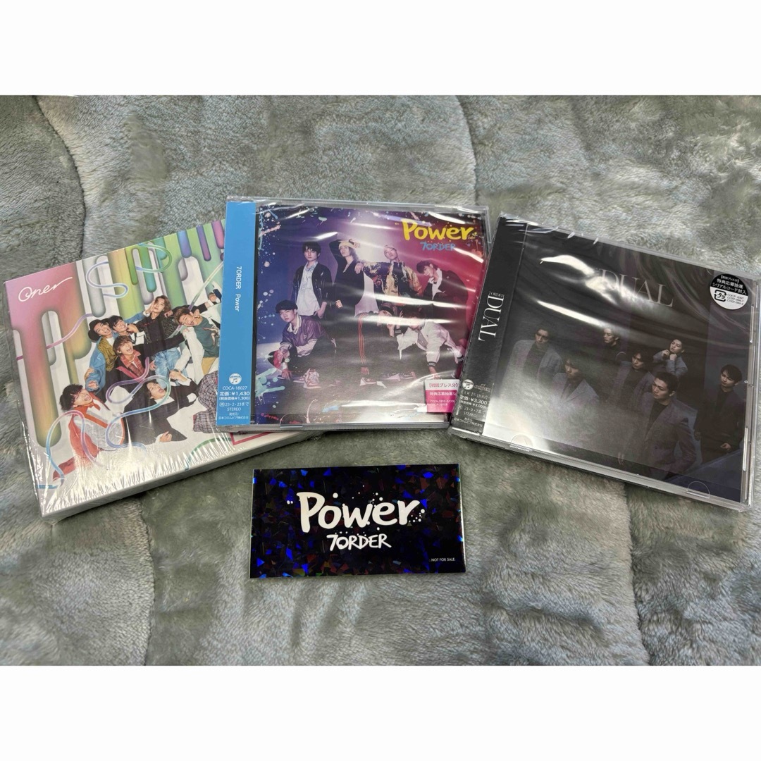 7ORDER 最新アルバムDUAL  Power  ONE CD 3枚セット エンタメ/ホビーのタレントグッズ(アイドルグッズ)の商品写真