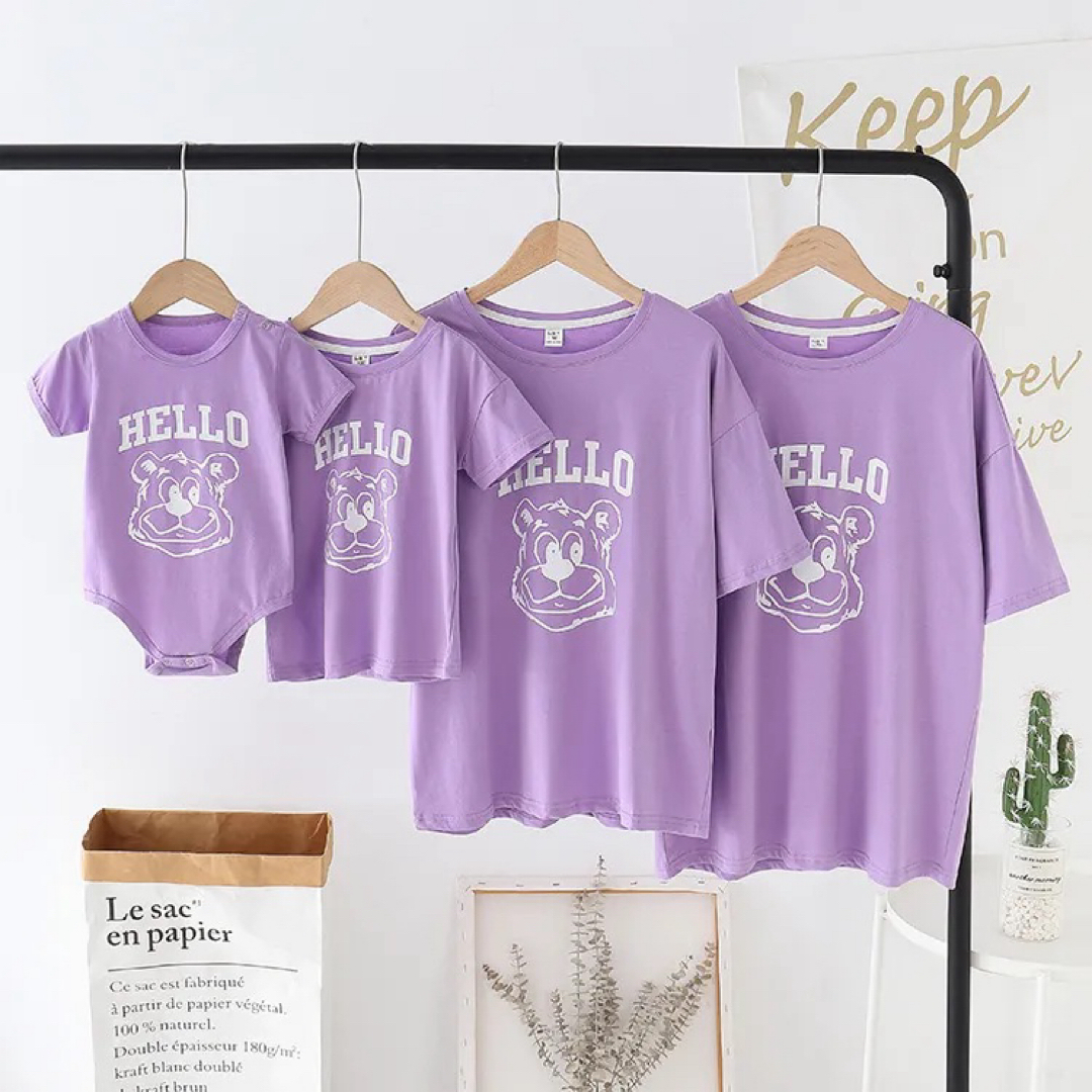 UCLA Tシャツ　親子　キッズ　ベビー　ユニセックス レディースのトップス(Tシャツ(半袖/袖なし))の商品写真