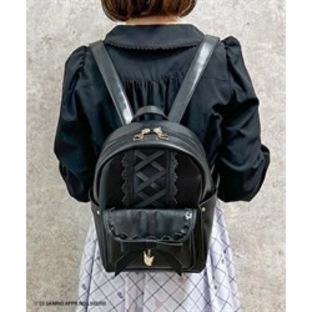 axes femme - axes femme クロミ チャーム付リュック アクシーズ axes femme - axes femme クロミ チャーム付リュック アクシーズ