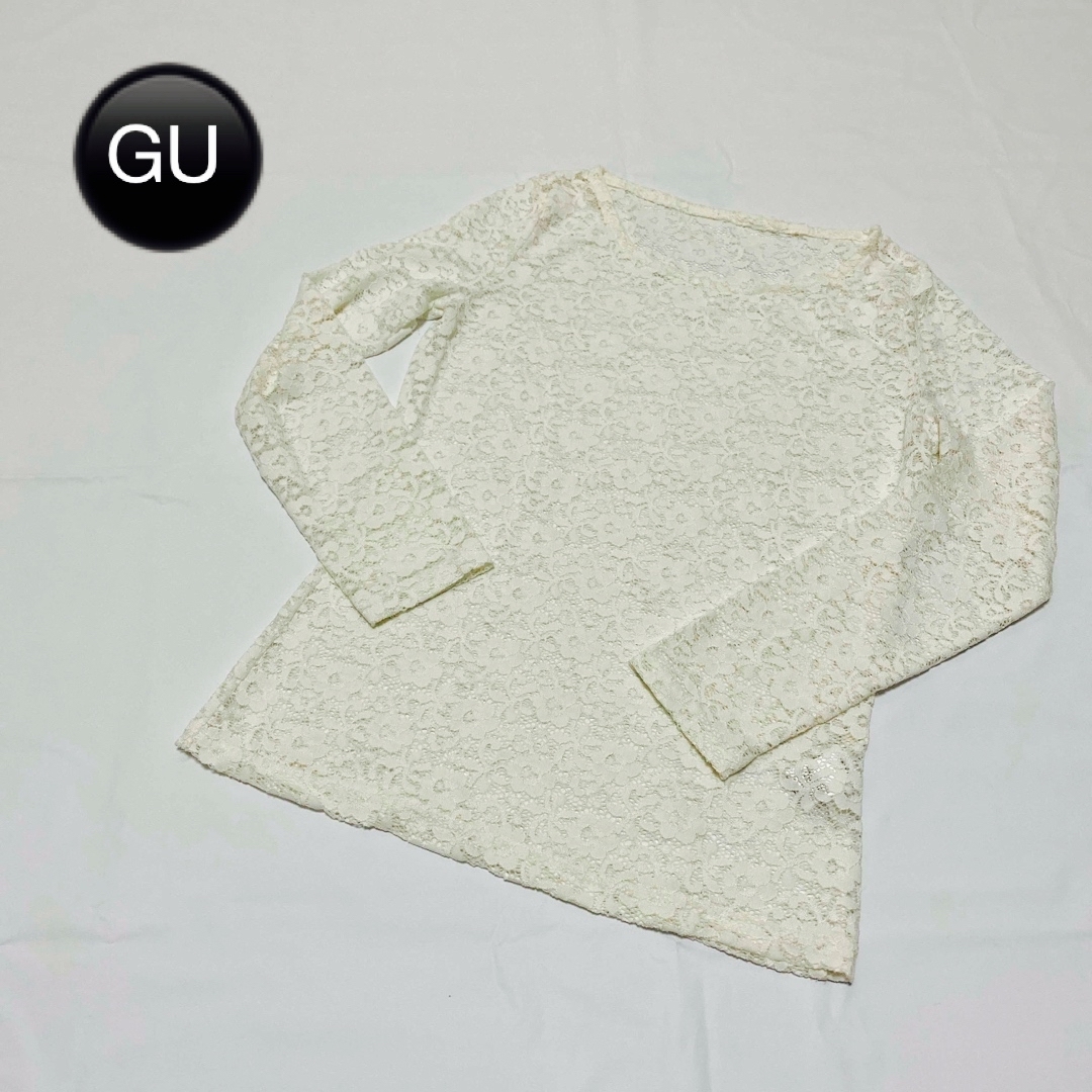 GU(ジーユー)のGU レーストップス レディースのトップス(カットソー(長袖/七分))の商品写真