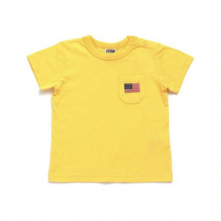 エフオーキッズ(F.O.KIDS)のF.O.KIDS キッズ　男の子　トップス　ポケット　Tシャツ　黄色　100(Tシャツ/カットソー)
