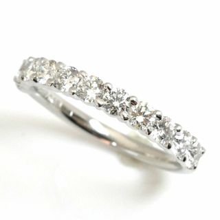 タサキ(TASAKI)のTASAKI タサキ Pt950プラチナ ハーフエタニティ  リング・指輪 ダイヤモンド0.58ct 8号 2.7g レディース【中古】【美品】(リング(指輪))