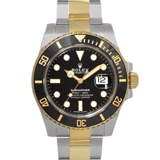 ロレックス(ROLEX)の【保証書付】 ロレックス 116613LN サブマリーナ デイト YG/SS ランダム番 自動巻き 腕時計 2020年2月購入 ブラック シルバー メンズ 40802082185 【中古】【アラモード】(腕時計(アナログ))