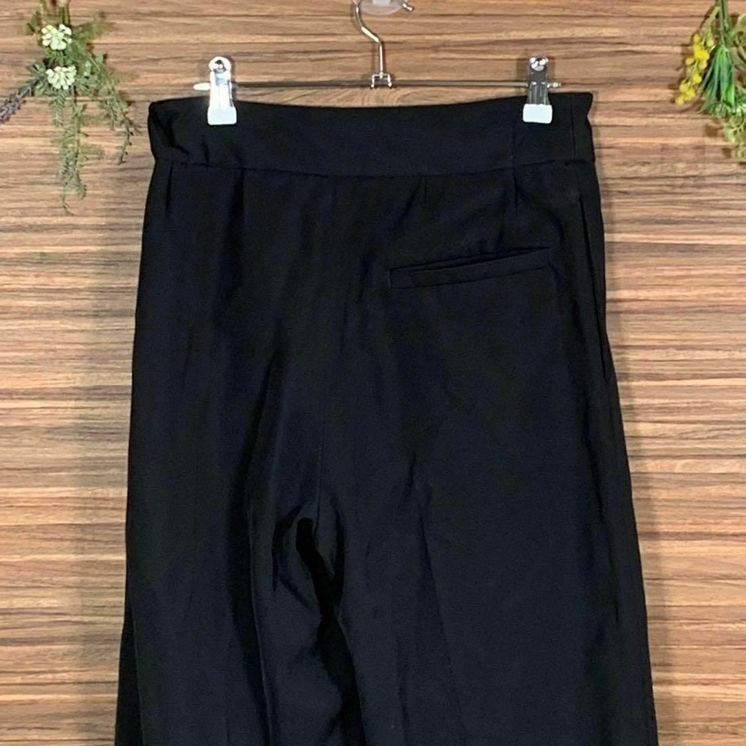M_ パンツ ズボン サイズ1 Sサイズ相当 黒 ブラック 無地 レディースのパンツ(カジュアルパンツ)の商品写真