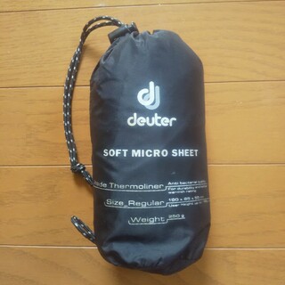 ドイター(Deuter)の寝袋インナー deuter（ドイター）SOFT MICRO SHEET(登山用品)