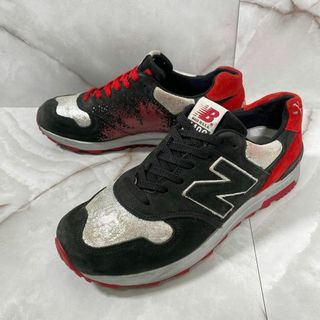 ニューバランス(New Balance)のニューバランス　ST33 M1400EFM 黒赤　27.5 USA製　黒赤銀(スニーカー)