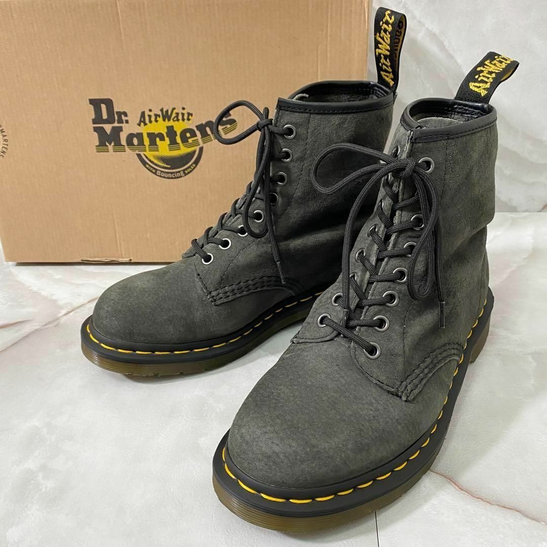 Dr.Martens(ドクターマーチン)のドクターマーチン　1460 スエード8ホールブーツ 21466 グレー　UK6 メンズの靴/シューズ(ブーツ)の商品写真