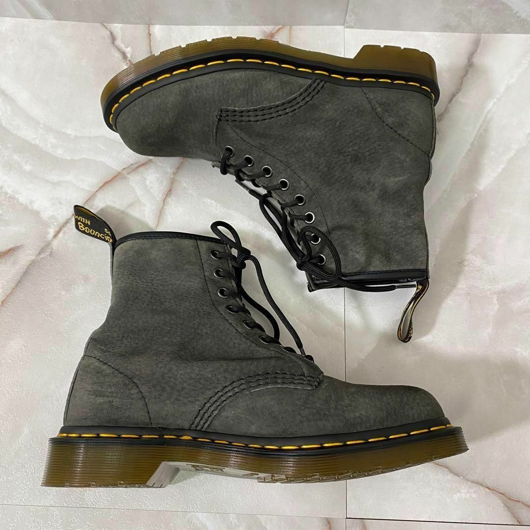 Dr.Martens(ドクターマーチン)のドクターマーチン　1460 スエード8ホールブーツ 21466 グレー　UK6 メンズの靴/シューズ(ブーツ)の商品写真