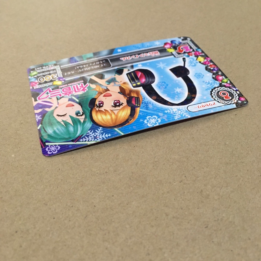 アイカツ　初音ミク　カード エンタメ/ホビーのアニメグッズ(カード)の商品写真